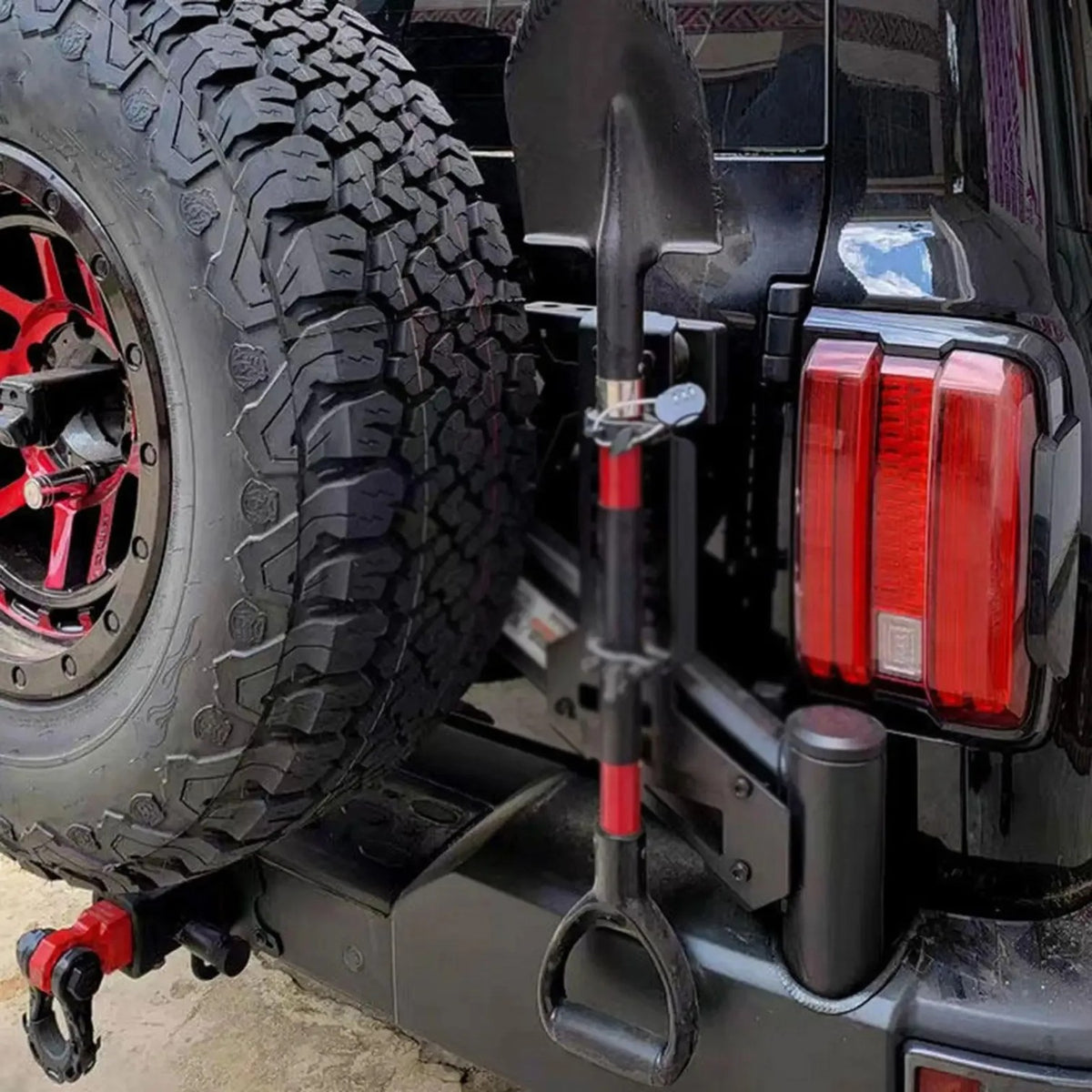 Heavy-Duty Stainless Shovel Mount Bracket for UTV & SXS – view 6