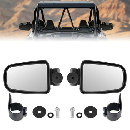 1.75-Inch Side Mirrors (Pair) for Polaris RZR, Honda Pioneer & Yamaha YXZ – view 3