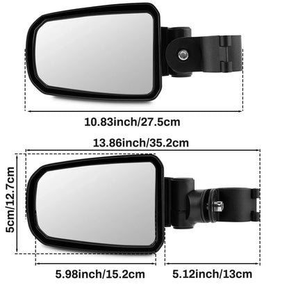 1.75-Inch Side Mirrors (Pair) for Polaris RZR, Honda Pioneer & Yamaha YXZ – view 5