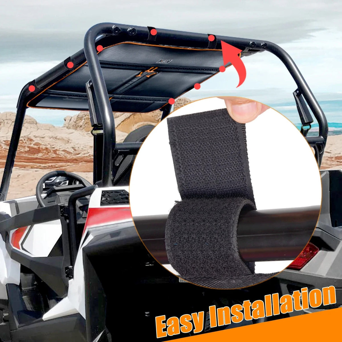 Waterproof 1680D Overhead Storage Bag for Polaris RZR XP 1000 (2 or 4 Seat) – view 7