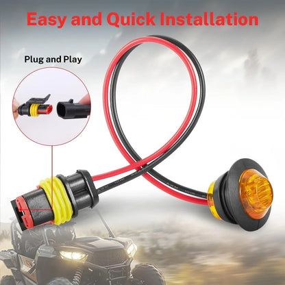 Pre-Wired Street Legal Turn Signal Kit with Horn for UTV & SXS – view 3