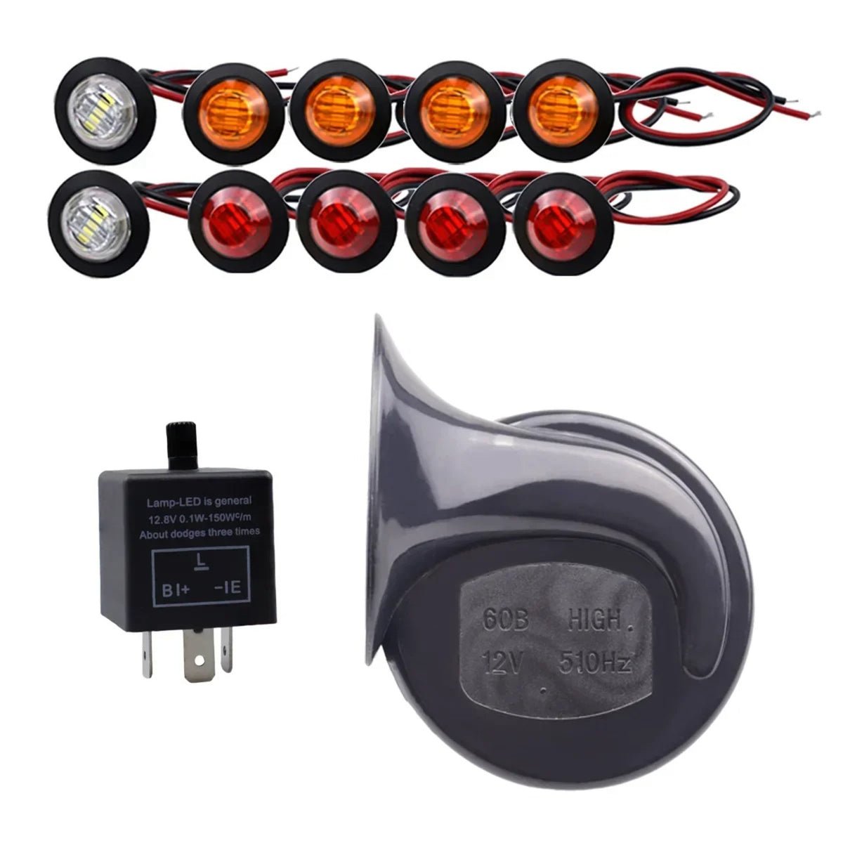 Pre-Wired Street Legal Turn Signal Kit with Horn for UTV & SXS – view 6
