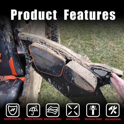 Front Door Storage Bags with Knee Pads for Polaris RZR XP 1000, 900 & XP Turbo – view 5