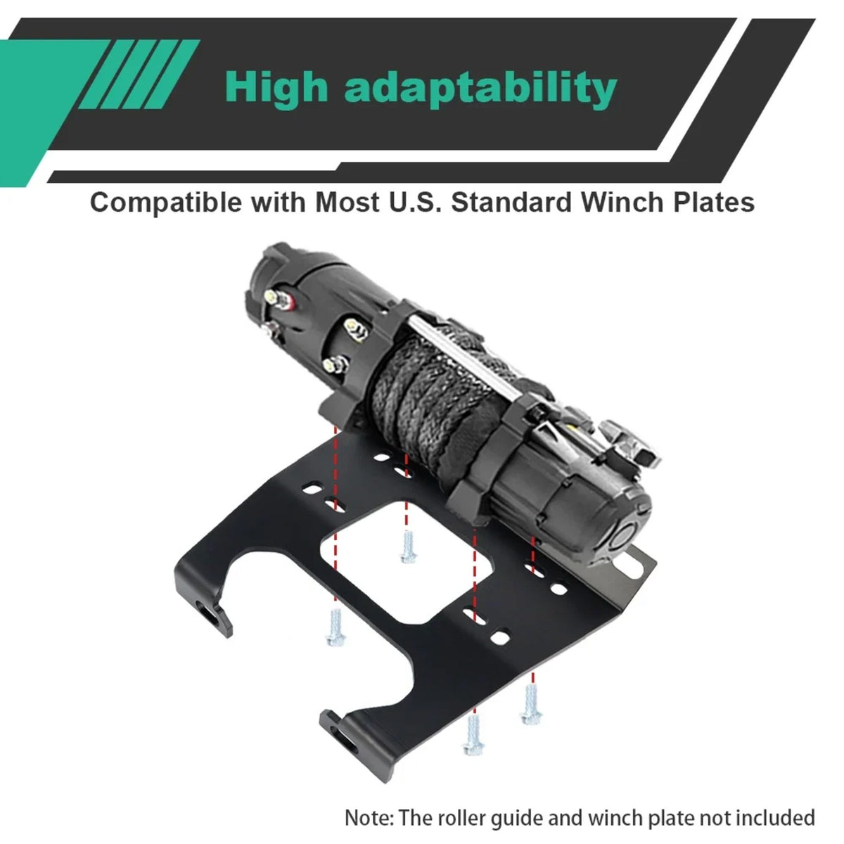 Front Winch Mount Plate for Polaris RZR XP 1000 (2019–2023) – view 3