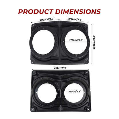 6.5-Inch Hard Roof Speaker Pod Enclosure for UTV & SXS – view 7