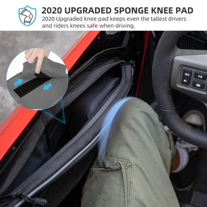 Door Bags with Knee Pads for Polaris RZR Pro XP, Pro R & Turbo R – view 3
