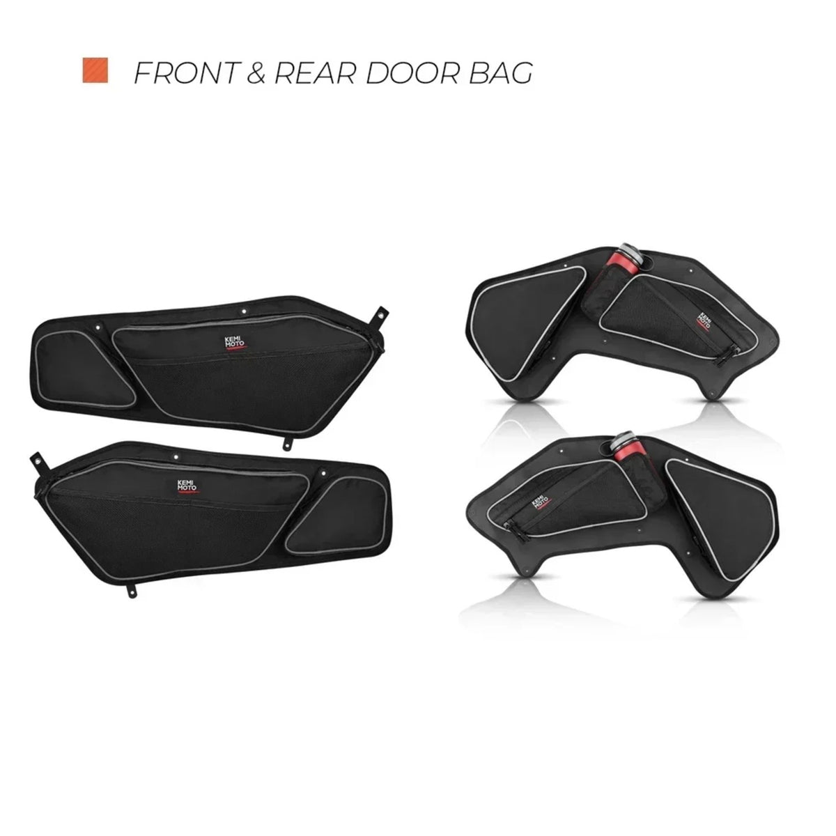 Door Bags with Knee Pads for Polaris RZR Pro XP, Pro R & Turbo R – view 8
