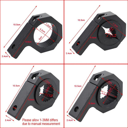 Aluminum LED Light Bar Mounting Brackets for 1–2 in Bars for UTV & SXS – view 4