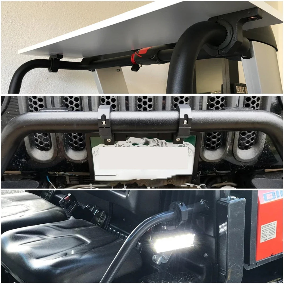 Aluminum LED Light Bar Mounting Brackets for 1–2 in Bars for UTV & SXS – view 6