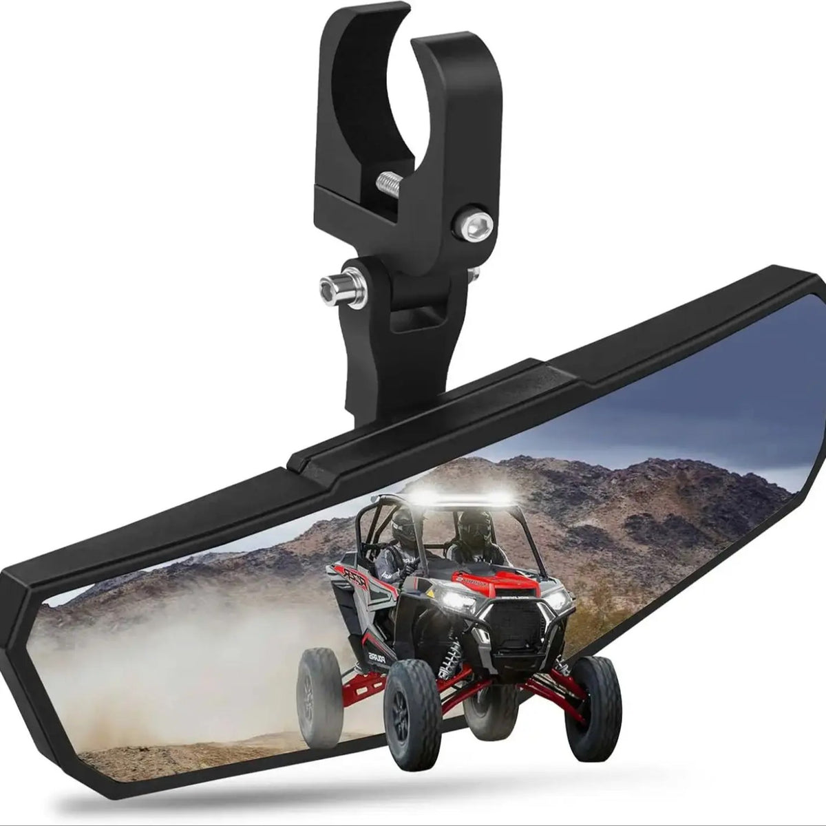 HD Center Mirror with Aluminum Clamp for 1.5–2 in Roll Cages – view 7