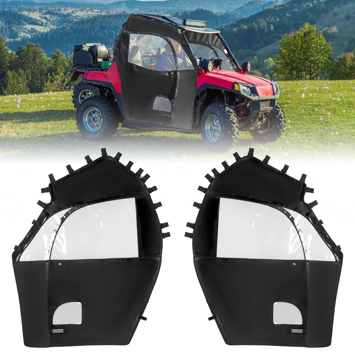 Waterproof Soft Upper Doors for Polaris RZR 570 & 900 (2014–2021) – view 2