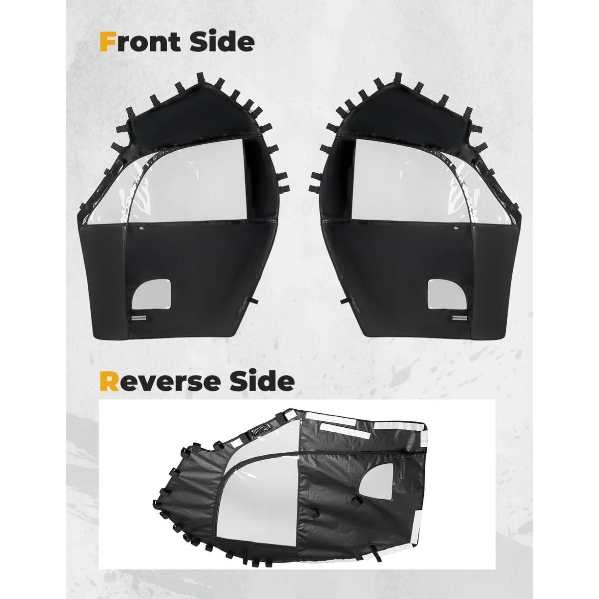 Waterproof Soft Upper Doors for Polaris RZR 570 & 900 (2014–2021) – view 7