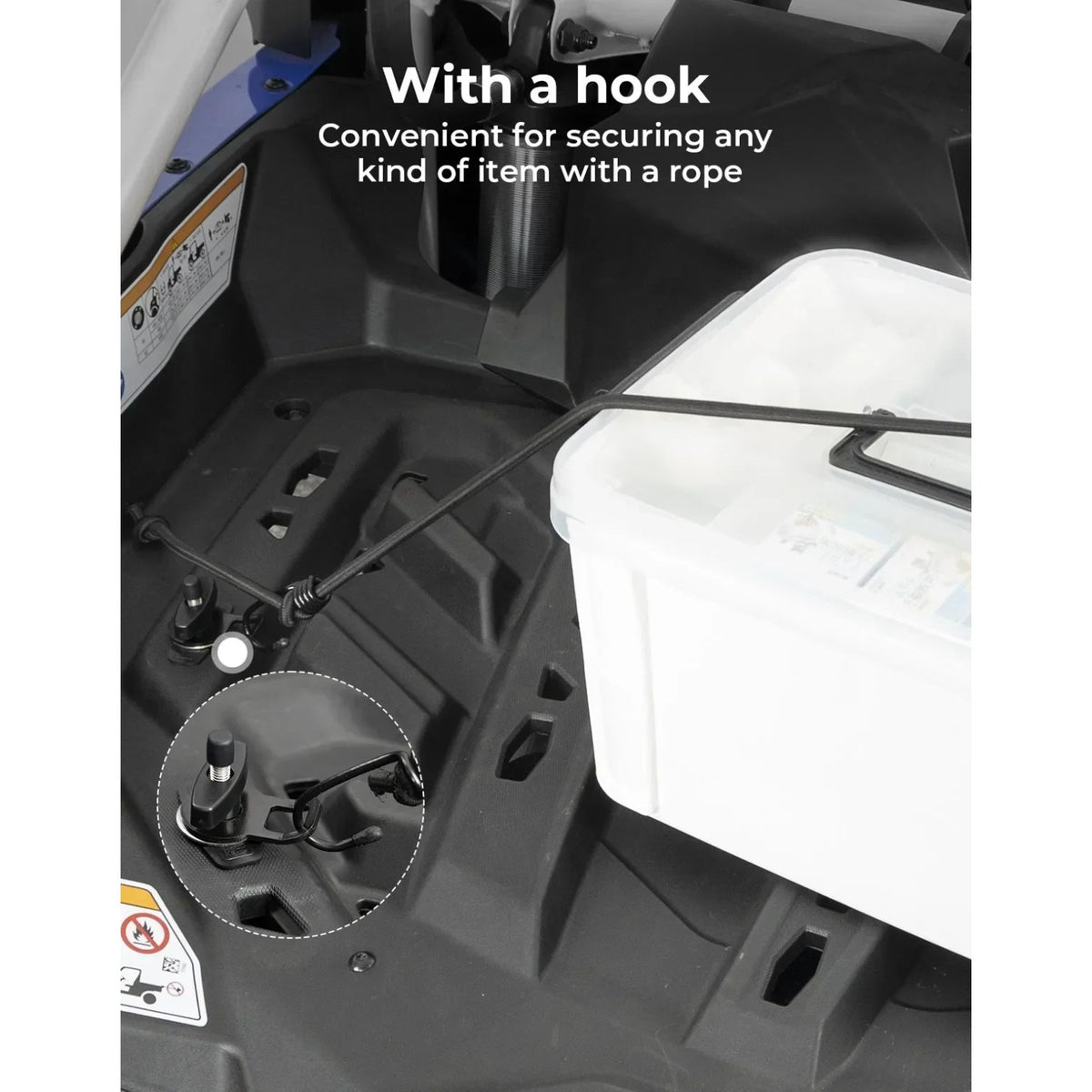 Expandable Cargo Bed Tie-Down Anchor for Can-Am Maverick & Defender – view 5