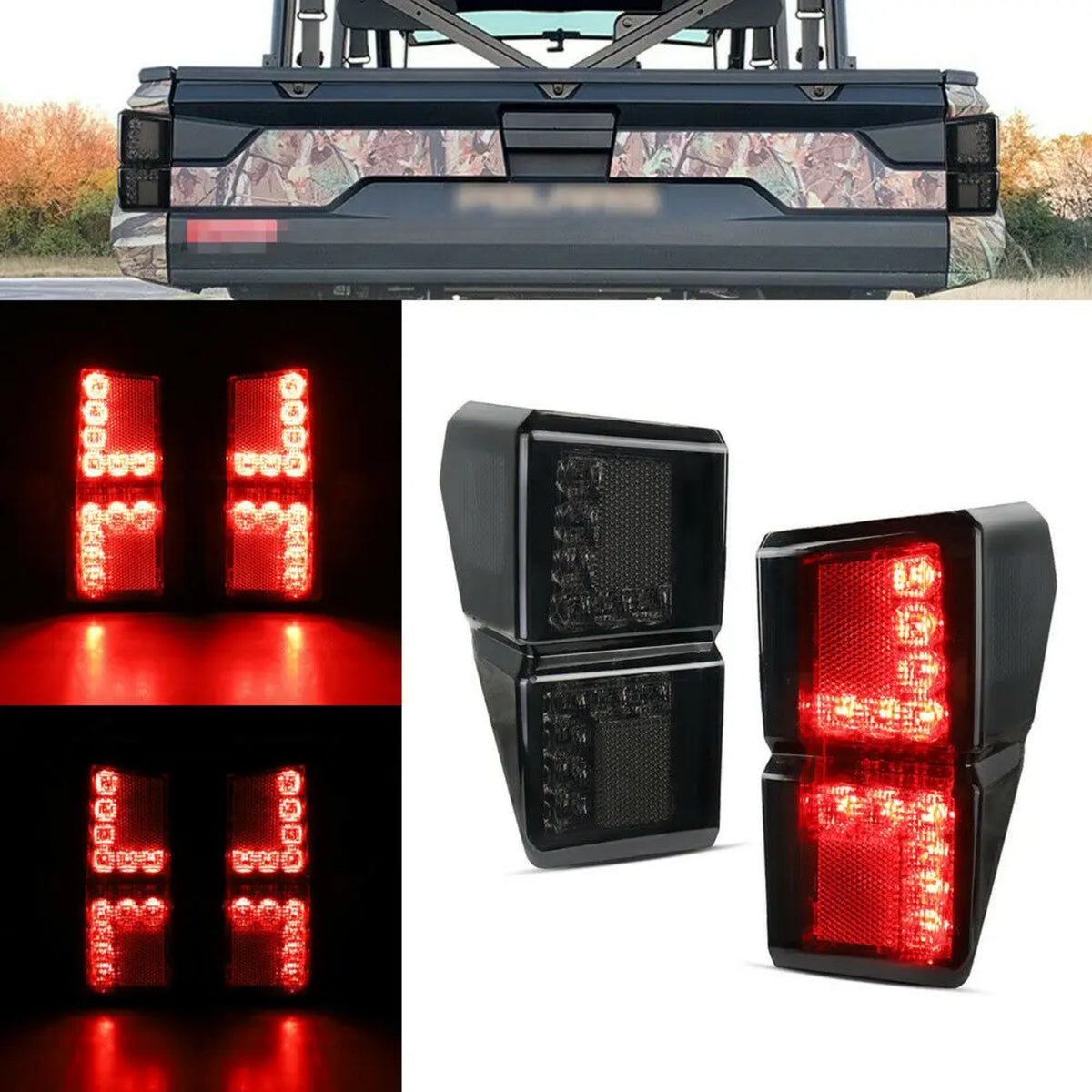 LED Tail Lights for Polaris Ranger XP 1000 & Crew (2018–2023) – view 2