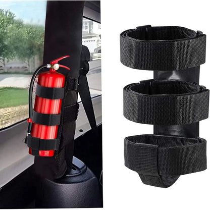 No-Drill Strap Fire Extinguisher Roll Bar Mount for UTV & SXS – view 2