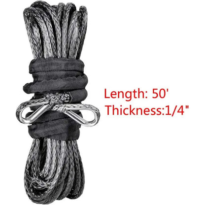 50 ft Synthetic Winch Rope Extension with Rock Guard for UTV & SXS – view 3