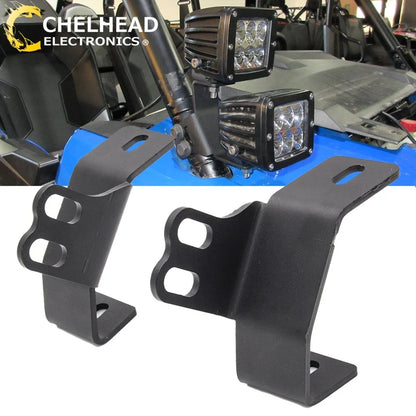 Windshield Pillar Light Mount Brackets for Polaris RZR XP 1000 & 900 (2014–2022) – view 2