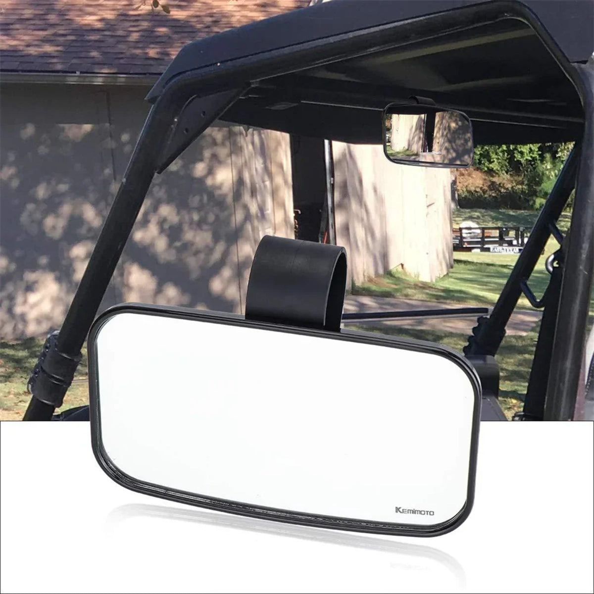 Shockproof Rearview Mirror for 1.5–2 in Roll Bars for UTV & SXS – view 5