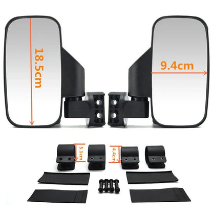 Shockproof Rearview Mirror for 1.5–2 in Roll Bars for UTV & SXS – view 9