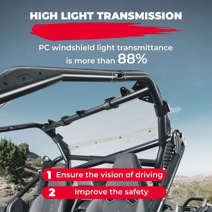 Polycarbonate Rear Windscreen for CFMOTO ZForce 950 & 1000 Sport (2020–2024) – view 5