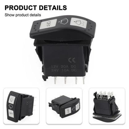 Windshield Wiper Control Switch 710004941 for Can-Am Defender & Maverick – view 4