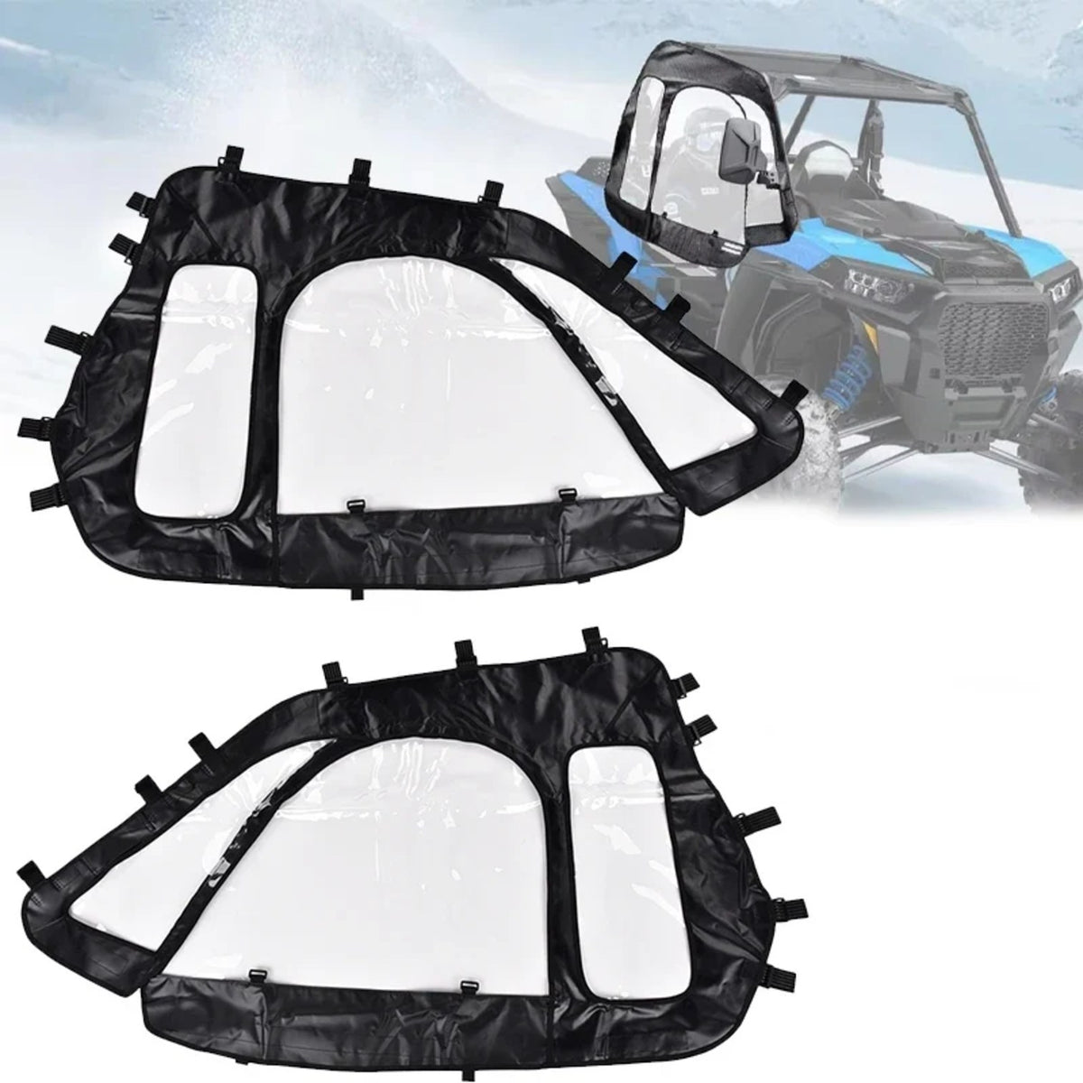 Soft Cab Upper Doors 2884333 for Polaris RZR XP 1000, XP Turbo & 900 – view 2