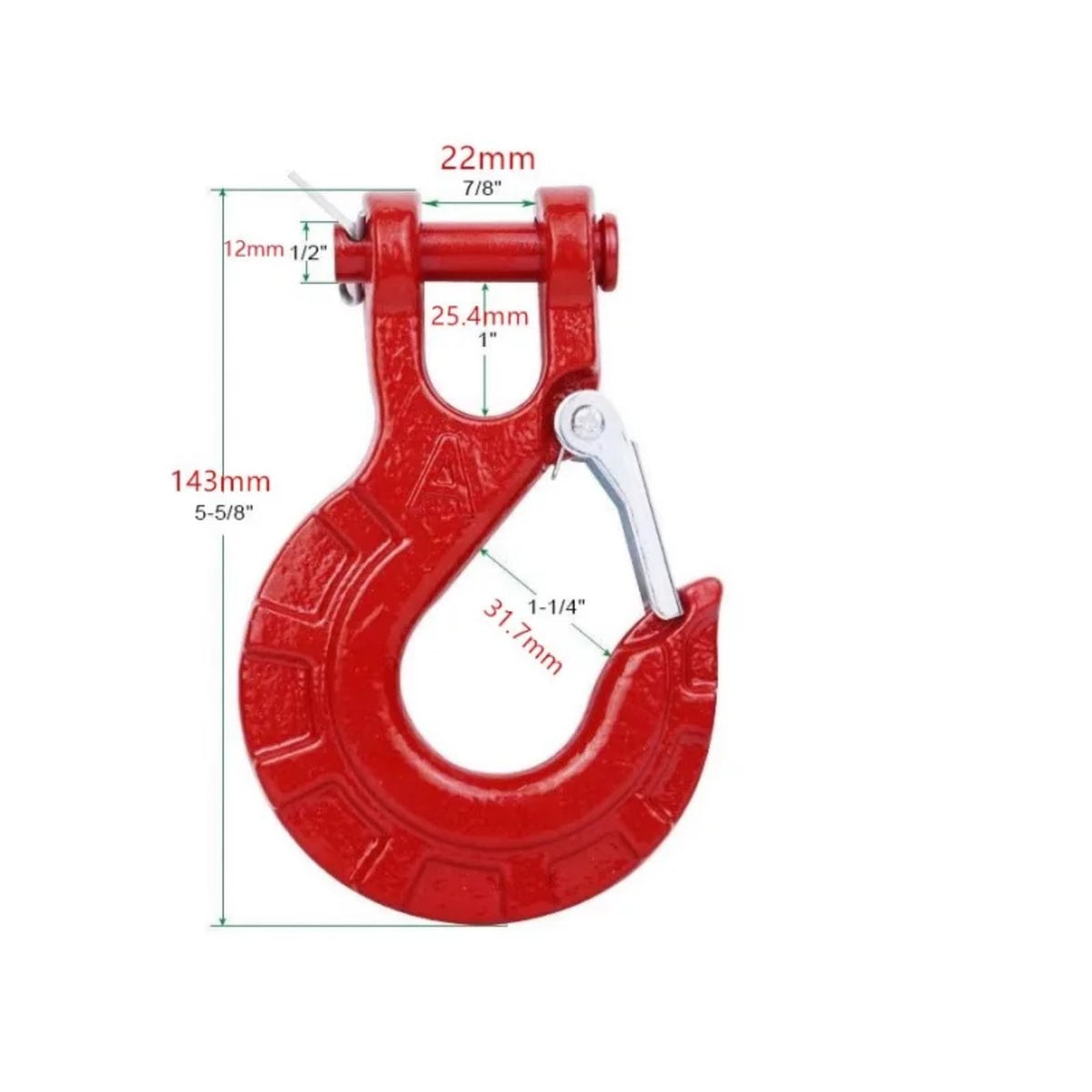 16-Ton Forged Winch Hook for UTV & SXS – view 3