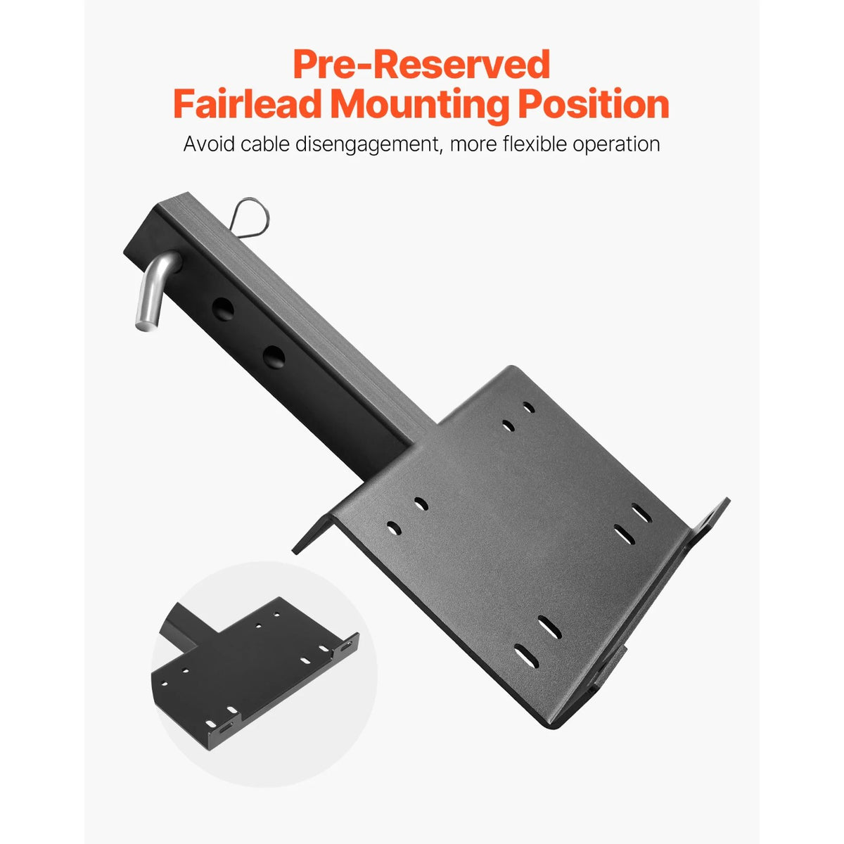 Hitch Receiver Winch Mount Plate for 2-Inch Receivers – view 5
