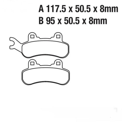 Front & Rear Brake Pads for Can-Am Maverick X3, Sport & Trail (2017–2024) – view 2