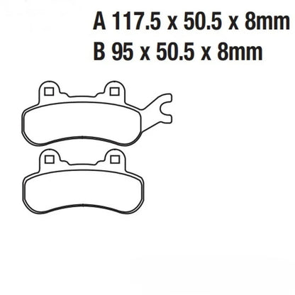 Front & Rear Brake Pads for Can-Am Maverick X3, Sport & Trail (2017–2024) – view 3