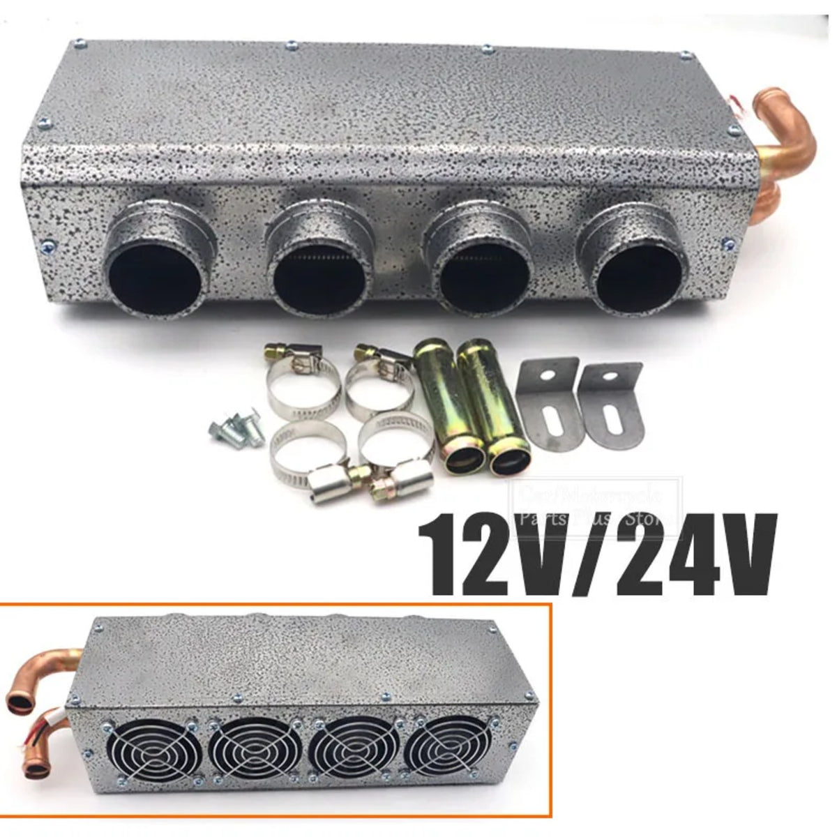 12V Cab Heater with 4 Vents & Defrost for UTV & SXS – view 2