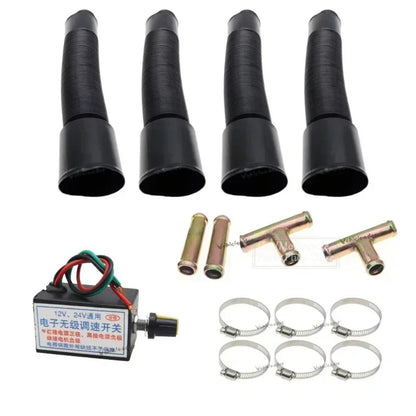 12V Cab Heater with 4 Vents & Defrost for UTV & SXS – view 9