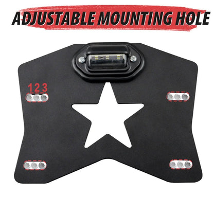 LED License Plate Frame & Mount Bracket for UTV & SXS – view 5