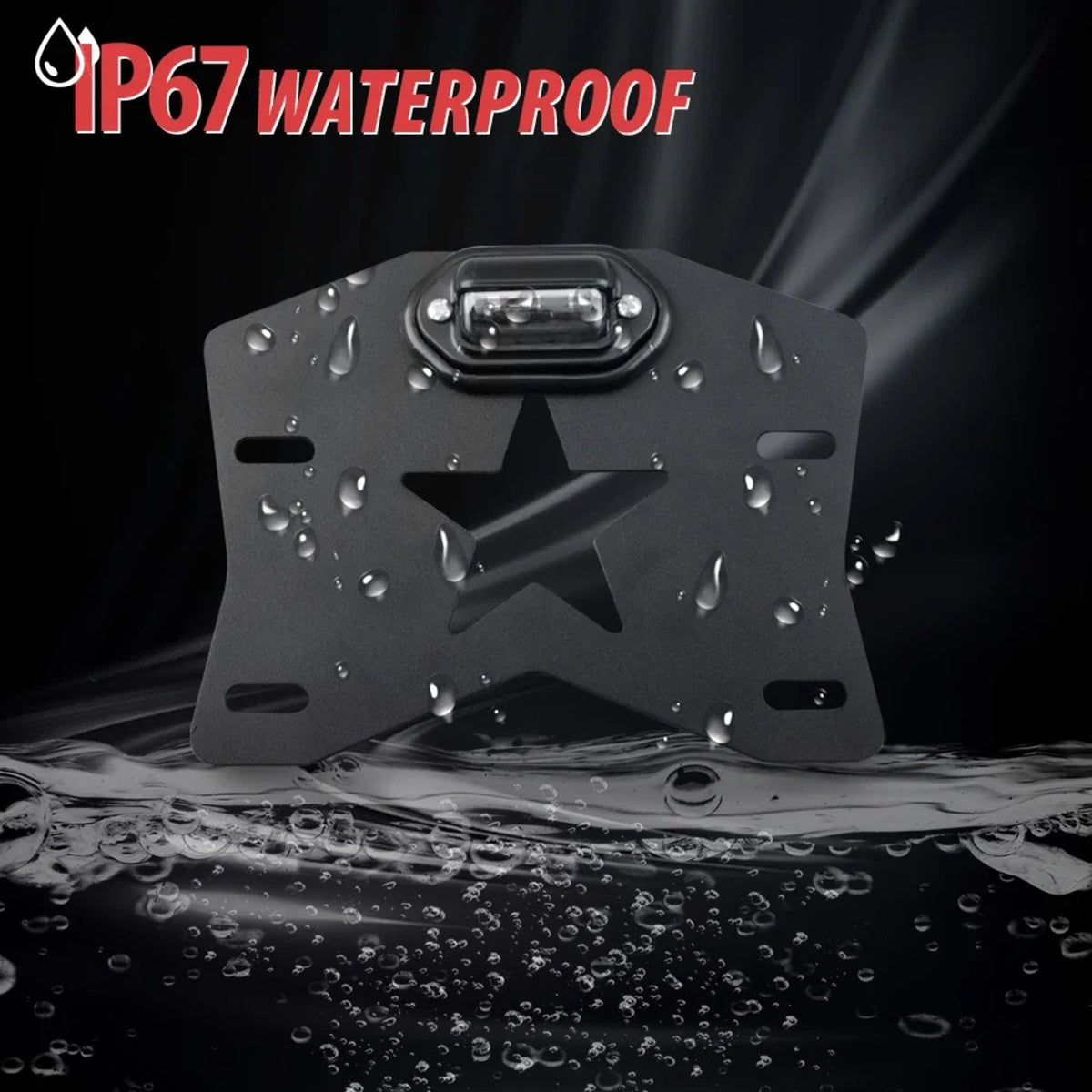 LED License Plate Frame & Mount Bracket for UTV & SXS – view 6