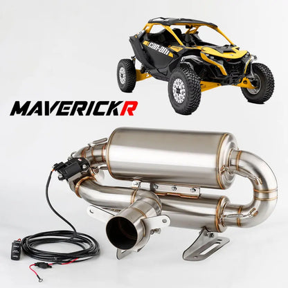 E-Valve Sport Exhaust System for Can-Am Maverick R (2024–2025) – view 2