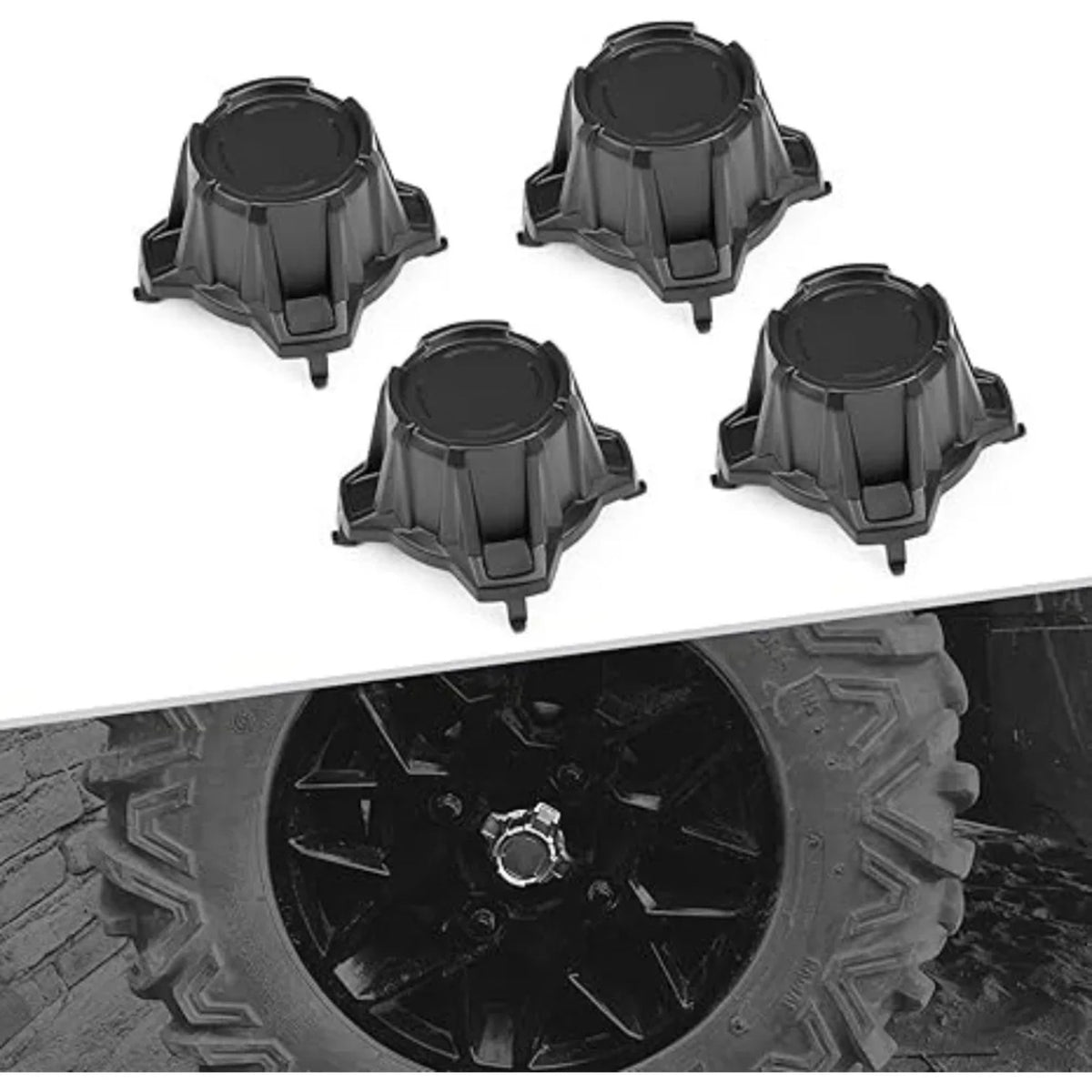 Wheel Center Hub Caps for Can-Am Maverick X3 Turbo R (2017–2020) – view 2