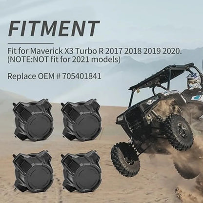 Wheel Center Hub Caps for Can-Am Maverick X3 Turbo R (2017–2020) – view 3