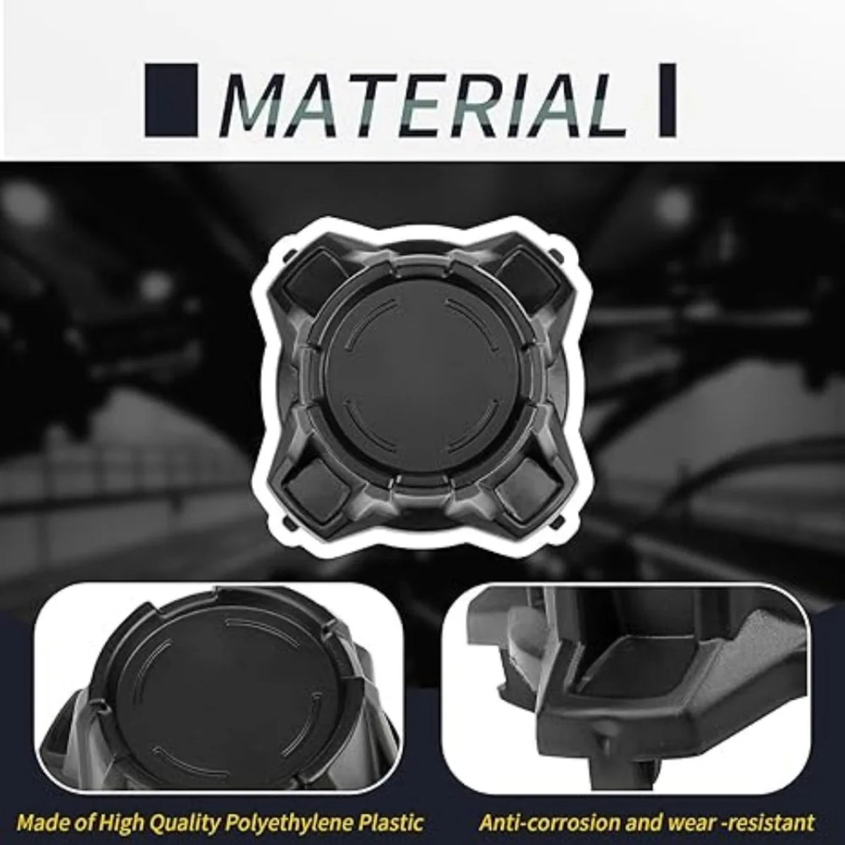 Wheel Center Hub Caps for Can-Am Maverick X3 Turbo R (2017–2020) – view 4