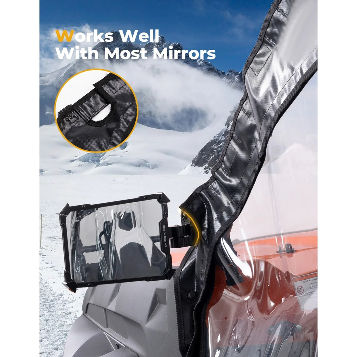 Waterproof Soft Upper Door Enclosure for CFMOTO ZForce 800 EX & Trail – view 6