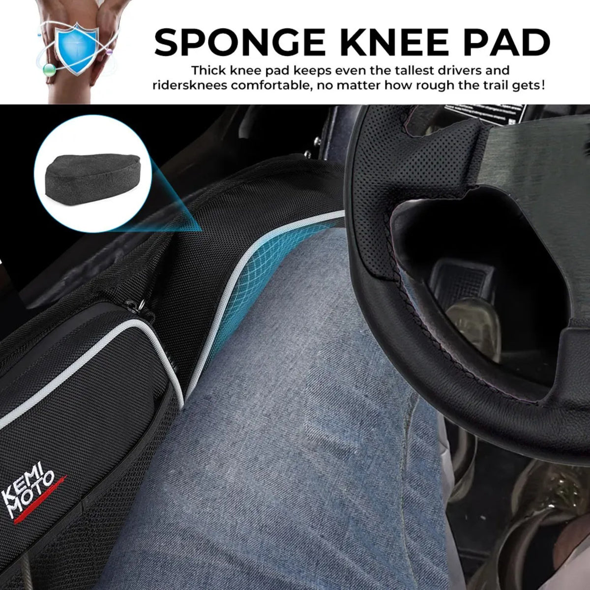 Knee Pad Door Storage Bags for Polaris RZR XP 1000, 900 & XP Turbo – view 6