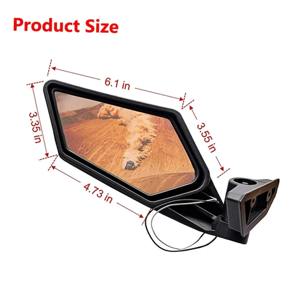 Adjustable Side Mirrors (Left & Right) for Can-Am Maverick X3 (2017–2022) – view 4