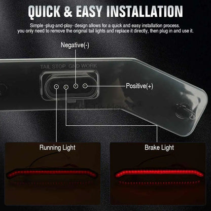 LED Rear Center Tail Light 241343 for Polaris RZR XP 1000 & Turbo – view 6