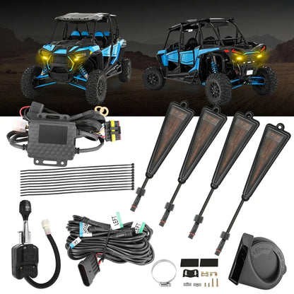 Pre-Wired Turn Signal Kit with 110 dB Horn & Column Switch for UTV & SXS – view 7