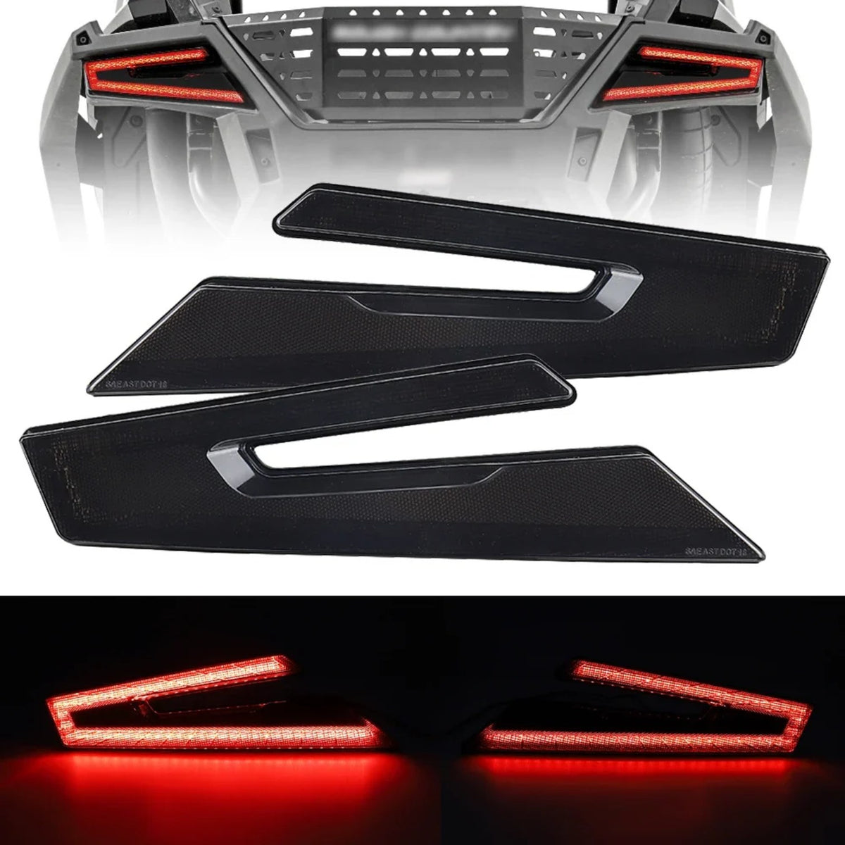 LED Taillights for Polaris RZR Pro XP, Pro R & Turbo R (2020–2023) – view 2