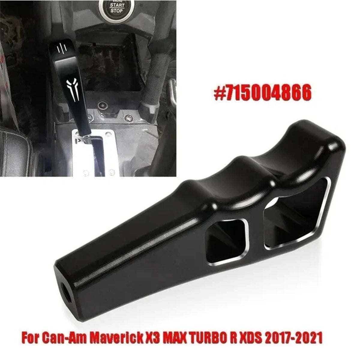 Aluminum Gear Shift Knob for Can-Am Maverick X3 (2017–2021) – view 3