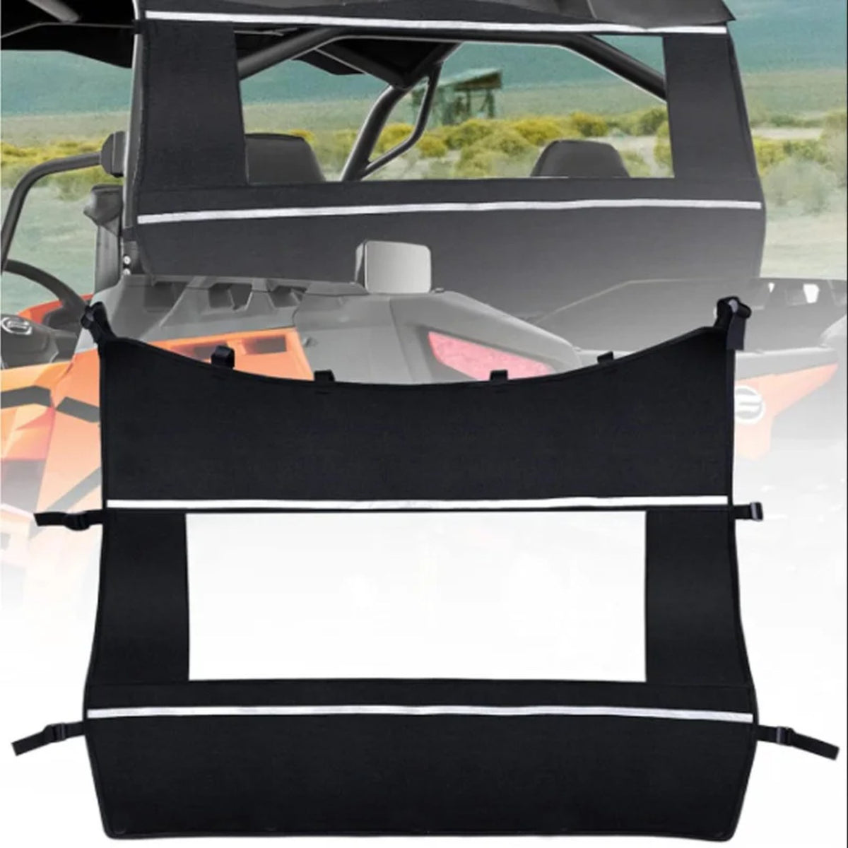 Soft Rear Windshield for CFMOTO ZForce 800 & 500 – view 2