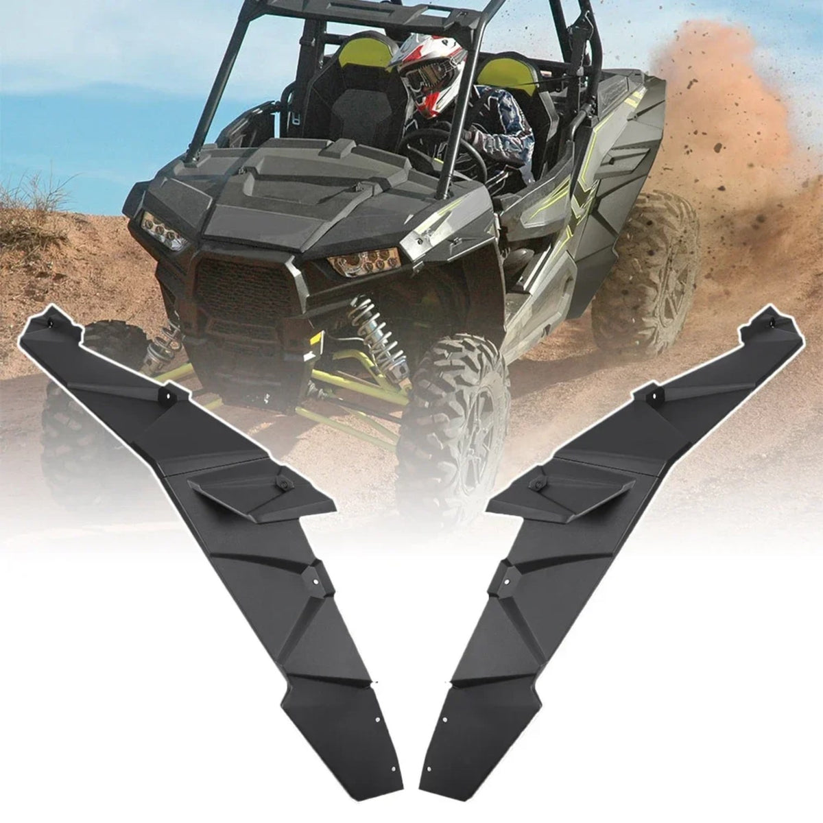 8.5-Inch Extended Fender Flares for Polaris RZR XP 1000 (2014–2023) – view 2