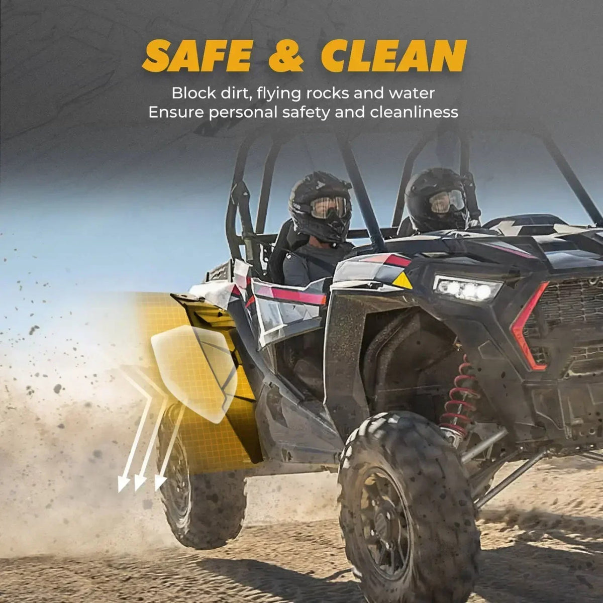 8.5-Inch Extended Fender Flares for Polaris RZR XP 1000 (2014–2023) – view 6
