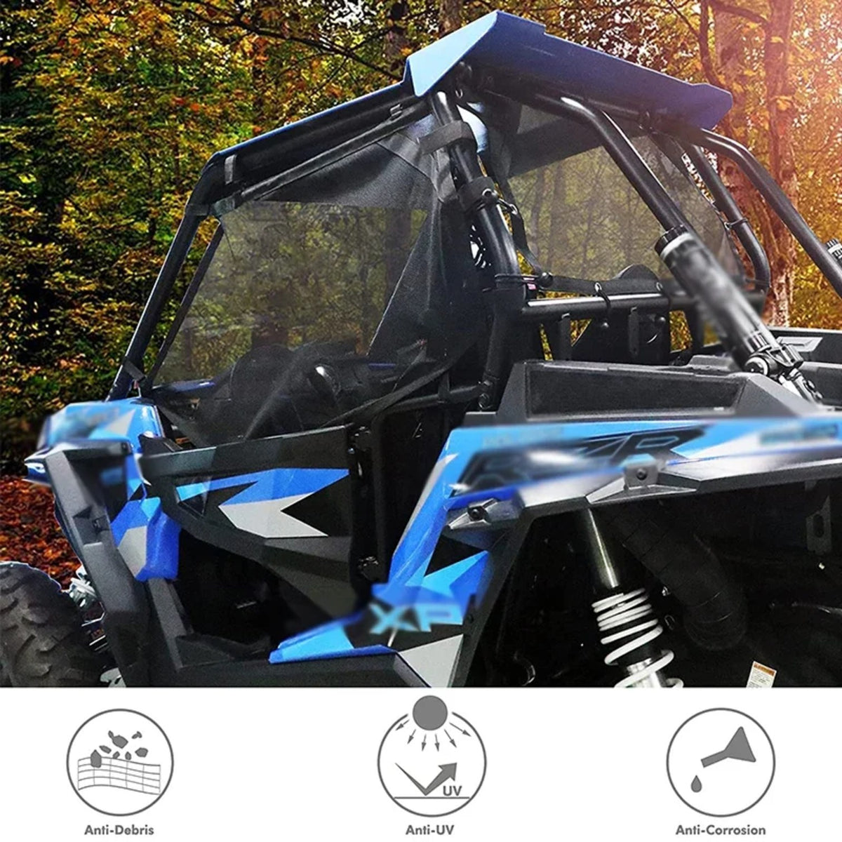 Roll Cage Window Nets for Polaris RZR (2015–2022) – view 3