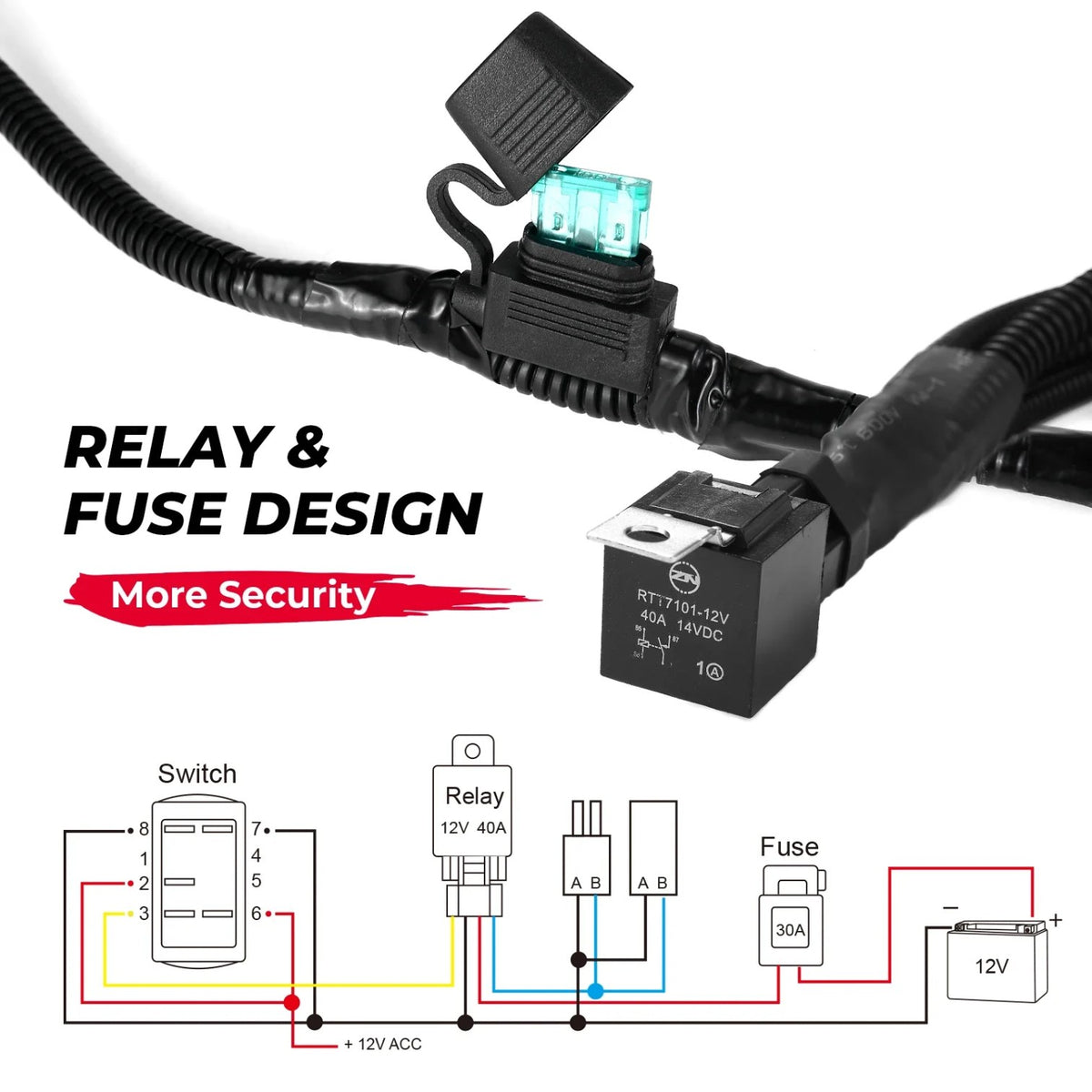 Fan Override Switch Kit with Relay for Can-Am & Polaris – view 3